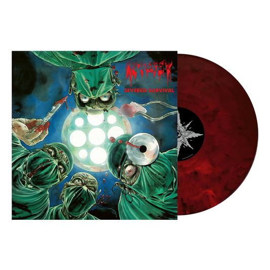 Severed Survival 35th Anniversary Red & Black Marble (GREEN / SURGEONS Cover)