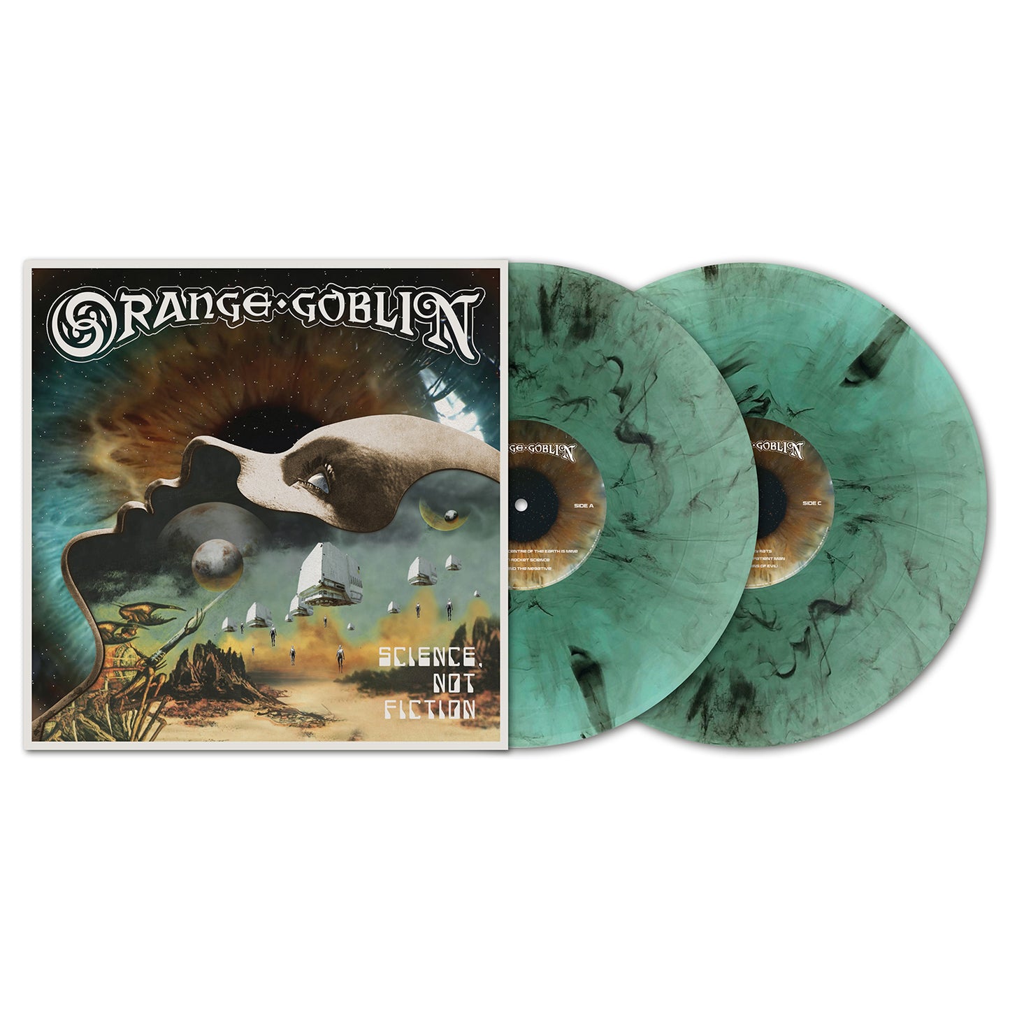 Science, Not Fiction Coke Bottle Green/Black Marble Vinyl